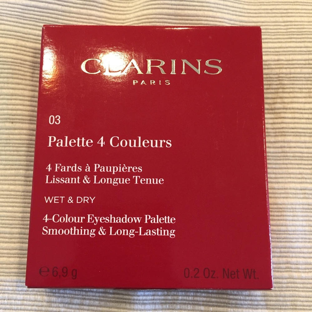Clarins 03 Brown 4 Color Eyeshadow Pallette